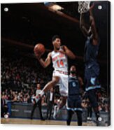 Memphis Grizzlies V New York Knicks Acrylic Print