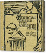 1894-95 Catalogue Of The Architectural Exhibition At The Pennsylvania Academy Of The Fine Arts Acrylic Print