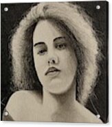 1902 Actress Acrylic Print