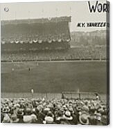1927 World Series At Yankee Stadium Acrylic Print