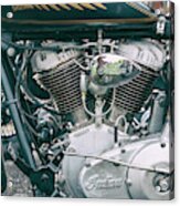 1937 Indian Chief With A 1939 Engine Acrylic Print