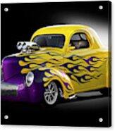 1941 Willys Coupe 'pro Street' #2 Acrylic Print