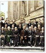 5th Solvay Conference Of 1927 #2 Acrylic Print