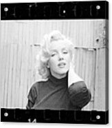 Actress Marilyn Monroe Acrylic Print