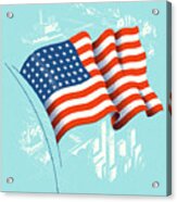 American Flag #2 Acrylic Print