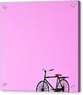 Bicycle Model Made Of Paper #2 Acrylic Print