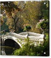 Bow Bridge Central Park Acrylic Print