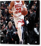 Chicago Bulls V Brooklyn Nets Acrylic Print