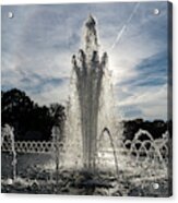 Fountains At The World War Ii Memorial In Washington Dc #2 Acrylic Print