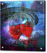 2 Hearts As One Acrylic Print