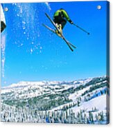 Man Skiing #2 Acrylic Print