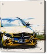 Mercedes Amg A35 Drawing #3 Acrylic Print