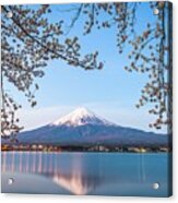 Mt. Fuji, Japan On Lake Kawaguchi #2 Acrylic Print