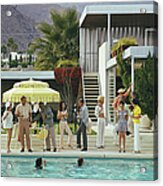 Poolside Party Acrylic Print