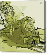 Steam Locomotive Acrylic Print
