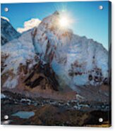 Sunrise On Everest Acrylic Print