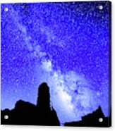 The Milky Way Over The Crest House #3 Acrylic Print