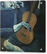 The Old Guitarist Acrylic Print