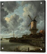 The Windmill At Wijk Bij Duurstede #2 Acrylic Print