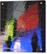 Times Square Reflections #2 Acrylic Print