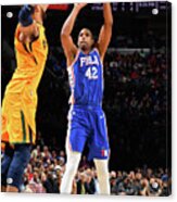 Utah Jazz V Philadelphia 76ers Acrylic Print