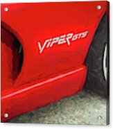 2002 Dodge Viper Gts 110 Acrylic Print