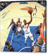 Charlotte Hornets V New York Knicks #21 Acrylic Print