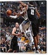 San Antonio Spurs V Memphis Grizzlies - Acrylic Print