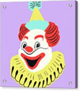 Smiling Clown #22 Acrylic Print