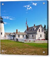 Lighthouse, Pemaquid, Maine #23 Acrylic Print