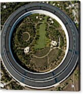 Apple Park Building Apple Inc Headquarters Aerial #4 Acrylic Print