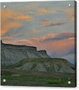 End Of The Day At Book Cliffs #3 Acrylic Print