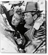Gary Cooper And Ingrid Bergman In For Whom The Bell Tolls -1943-. #3 Acrylic Print