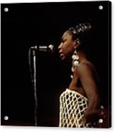 Photo Of Nina Simone #3 Acrylic Print