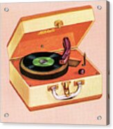 Portable Record Player #3 Acrylic Print