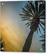 Scenes Around Santa Monica California At Sunset On Pacific Ocean #3 Acrylic Print