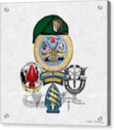 3rd Special Forces Group - Green Berets Special Edition Acrylic Print