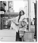 Janis Joplin At The Chelsea Hotel #4 Acrylic Print