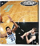 Minnesota Timberwolves V Brooklyn Nets Acrylic Print