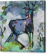 4316 Dare To Deer Acrylic Print