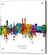 Bremen Germany Skyline #5 Acrylic Print