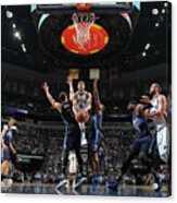 Dallas Mavericks V Memphis Grizzlies Acrylic Print