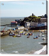 Picturesque Wales - Tenby #5 Acrylic Print