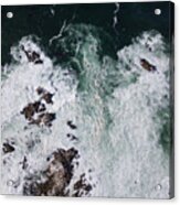Powerful Swells From The Pacific Ocean #5 Acrylic Print