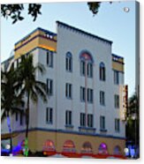 Art Deco - South Beach - Miami Beach #7 Acrylic Print