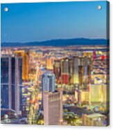 Las Vegas, Nevada, Usa Skyline #6 Acrylic Print