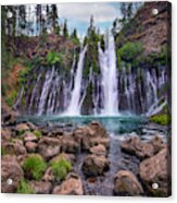 Waterfall, Mcarthur-burney Falls Memorial State Park, California #6 Acrylic Print