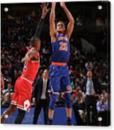 New York Knicks V Chicago Bulls #7 Acrylic Print