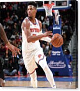 New York Knicks V Detroit Pistons Acrylic Print