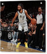 San Antonio Spurs V New York Knicks #7 Acrylic Print